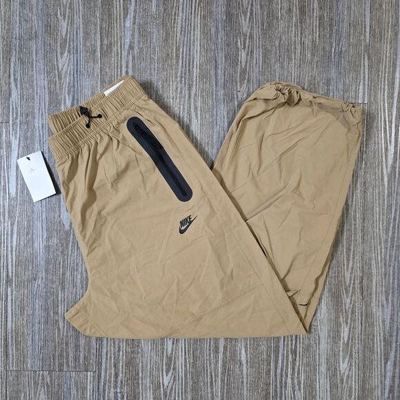 Nike Tech Pack Woven Parachute Joggers Khaki Black HM7158-297 Men's Size L New - Picture 9 of 9